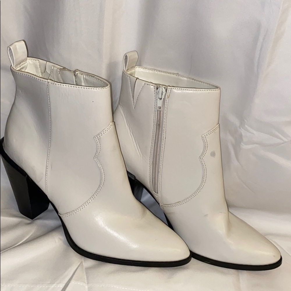 White booties